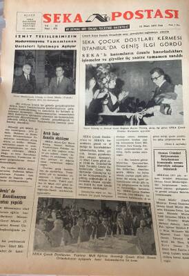 Seka Postası 15 Mart 1977 - SEKA Çocuk Dostları Kermesi İstanbulda Geniş İlgi Gördü GZ80384 - 1