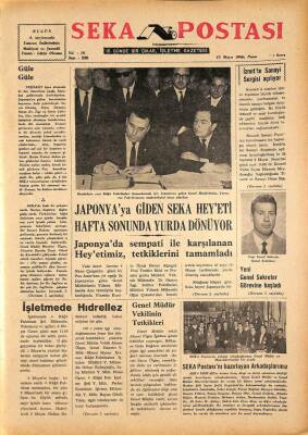 Seka Postası 15 Mayıs 1966 - Japonyaya Giden Seka Heyeti Yurda Dönüyor GZ79618 - 1