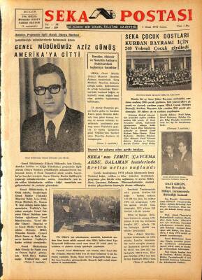 Seka Postası Gazetesi 1 Ocak 1973 - Naci Girgin , Son Havadisin Hikaye Yarışmasında Birinciliği Kazandı GZ91494 - 1