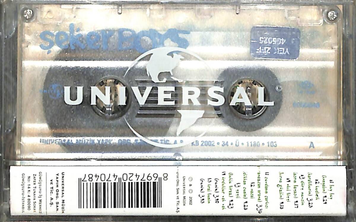 Şeker Boys Kaset (Sıfır Kaset) KST28985 - 2