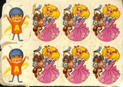 Şeker Kız Candy 8li Sticker KRT13981 - Gökçekoleksiyon