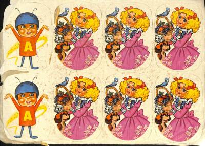 Şeker Kız Candy 8li Sticker KRT13981 - 1