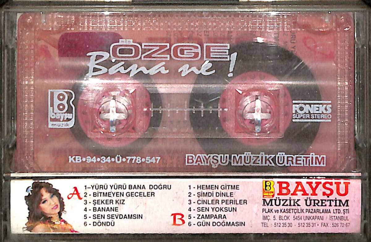Şeker Kız Özge - Banane Kaset (İkinci El Kaset) KST29074 - 2