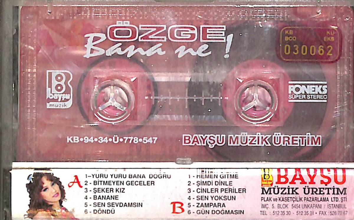 Şeker Kız Özge - Banane Kaset (İkinci El Kaset) KST29612 - 2