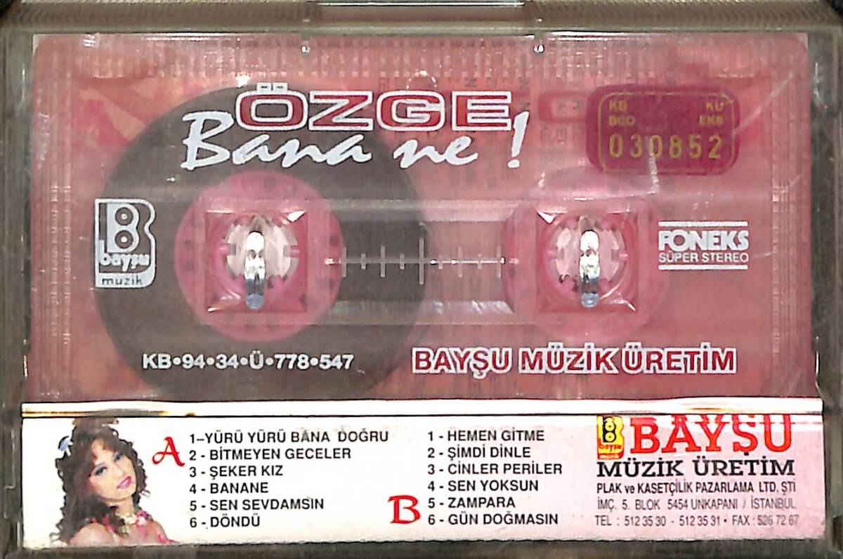 Şeker Kız Özge - Banane Kaset (İkinci El) KST28705 - 2