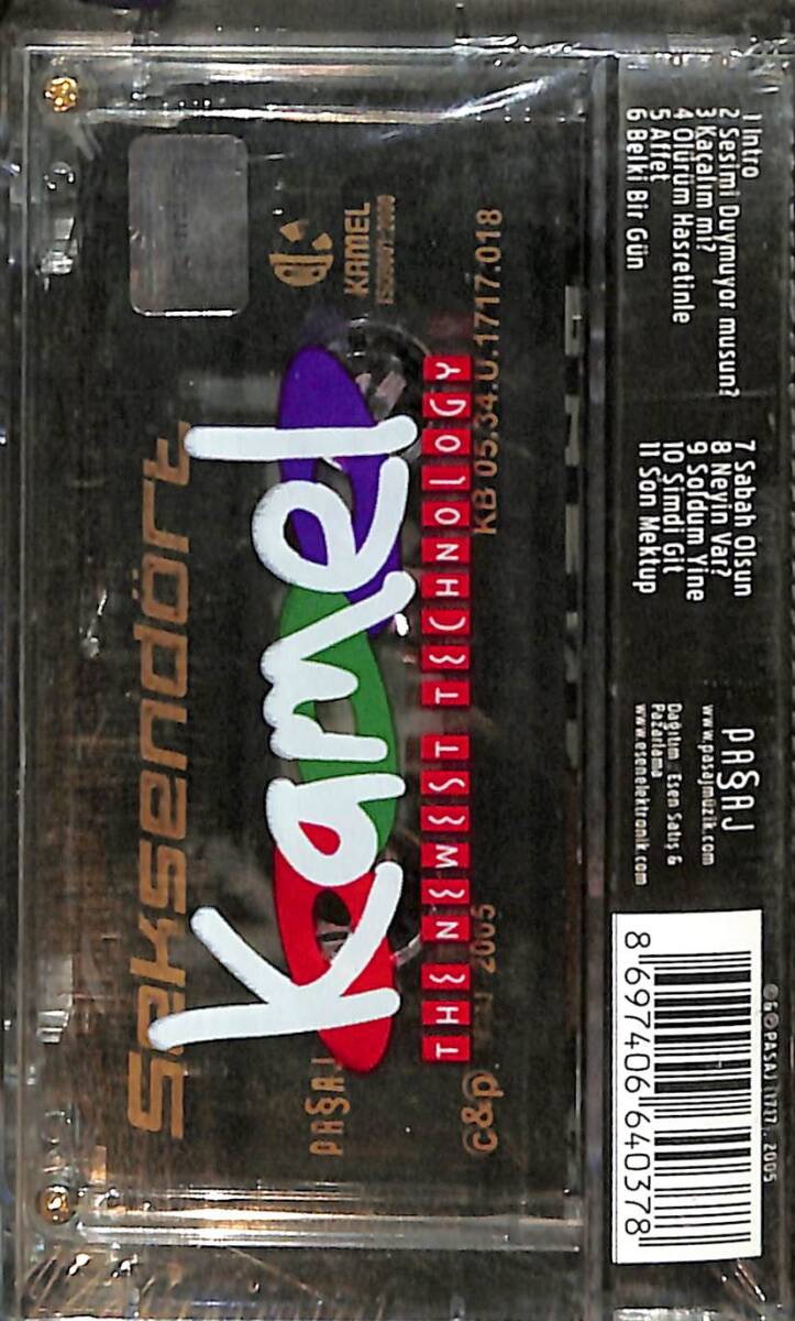 Seksendört – Ölürüm Hasretinle Kaset (Sıfır Kaset) KST28831 - 2