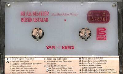 Selahaddin Pınar - Büyük Besteler Büyük Ustalar Kaset (İkinci El) KST18229 - 2