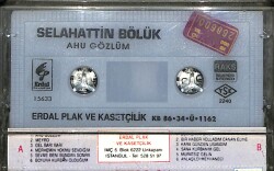 Selahattin Bölük - Ahu Gözlüm Kaset (İkinci El) KST28173 - 2