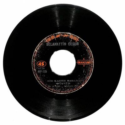 Selahattin Cesur - Bir Kadeh Şaraba Düştüm / En Son Mektubum PLAK (10/5.5) PLK12775 - 1