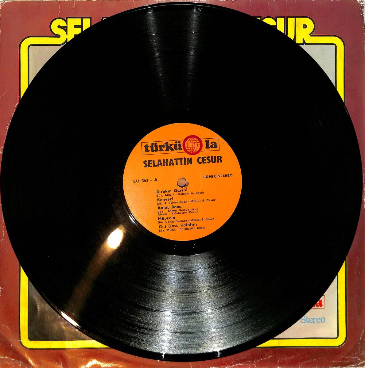 Selahattin Cesur - Bırakın Garibi LP PLAK (10/7.5) *Türküola Baskı* PLK26529 - 3