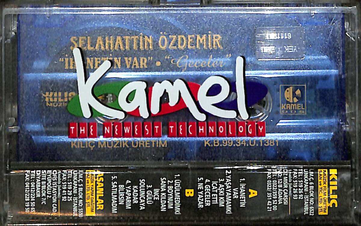 Selahattin Özdemir - İhanetin Var Kaset (Sıfır Kaset) KST29080 - 2
