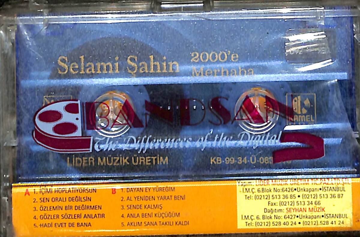 Selami Şahin- 2000'e Merhaba Kaset (Sıfır Kaset) KST29355 - 2
