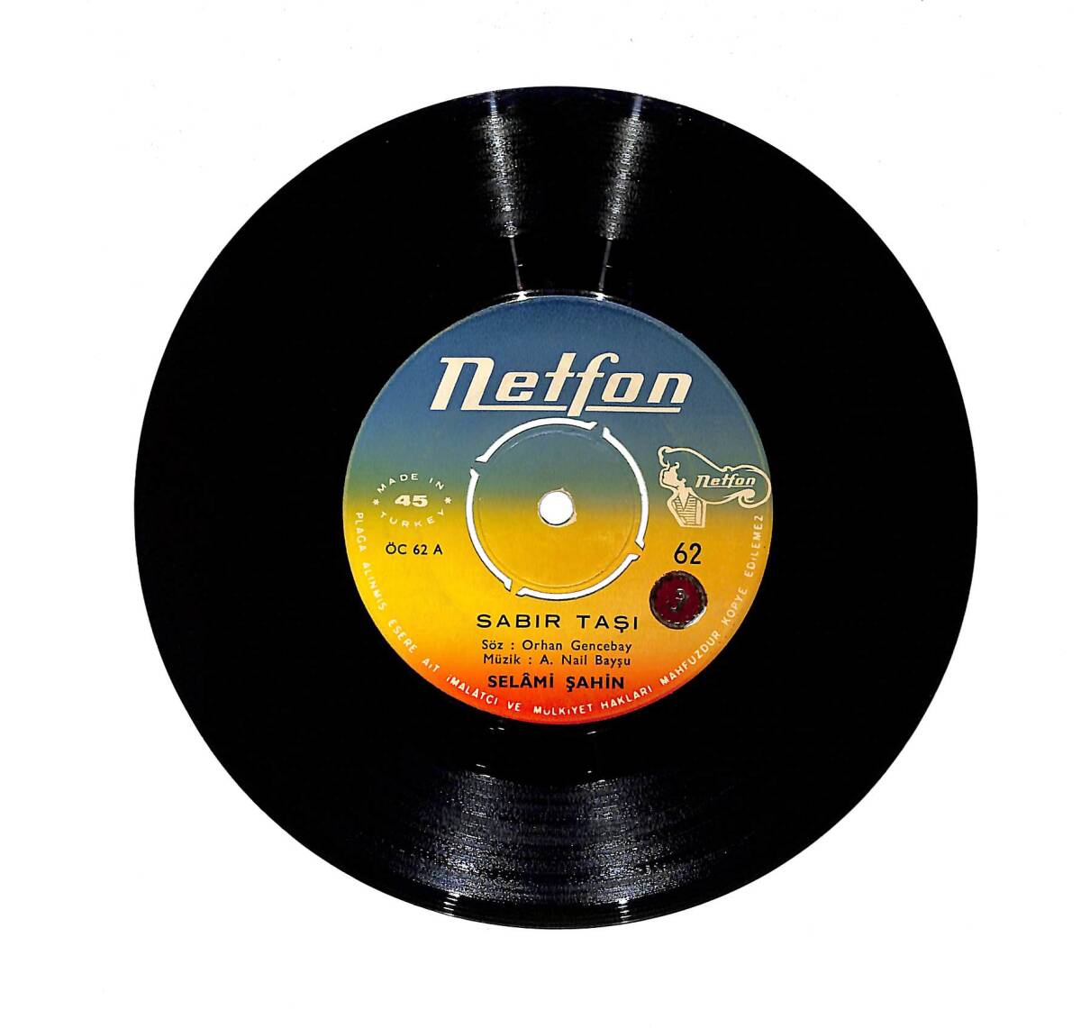 Selami Şahin - Sabır Taşı - Ümitlerimi Kırmadınmı 45'lik Plak (10/8.5) PLK27208 - 1
