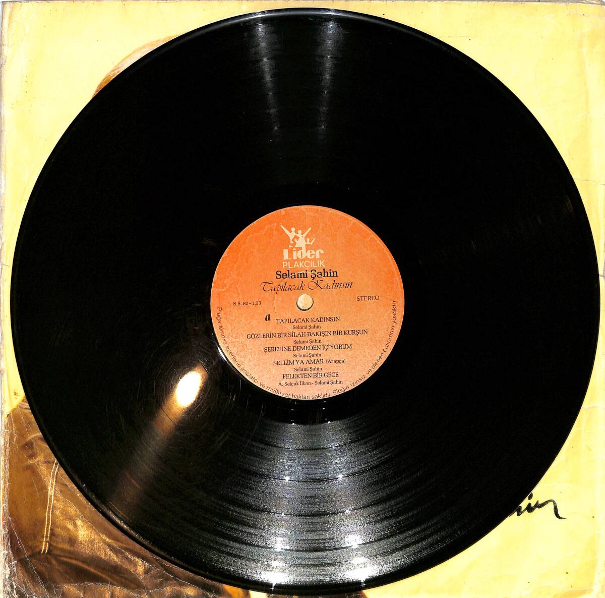Selami Şahin - Tapılacak Kadınsın LP PLAK (10/7) PLK26494 - 3