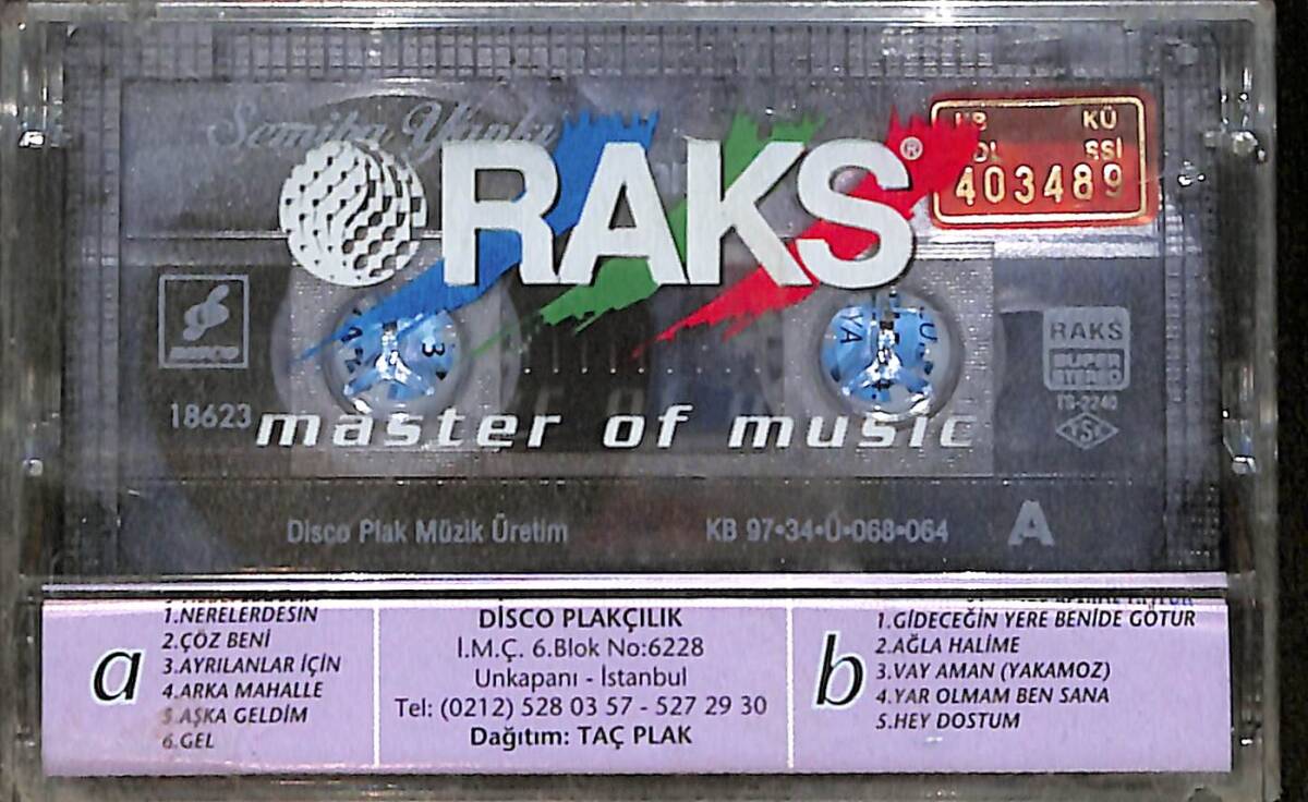  Semiha Yankı - Ayrılanlar için / Çöz Beni Orijinal Kaset (Sıfır) * Kırmızı Bandrol * KST31079 - 2
