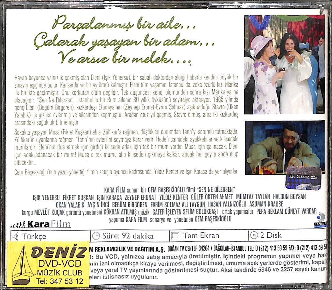 Sen Ne Dilersen Orijinal VCD Film ' Işın Karaca - Yıldız Kenter - Fikret Kuşkan ' VCD28684 - 2