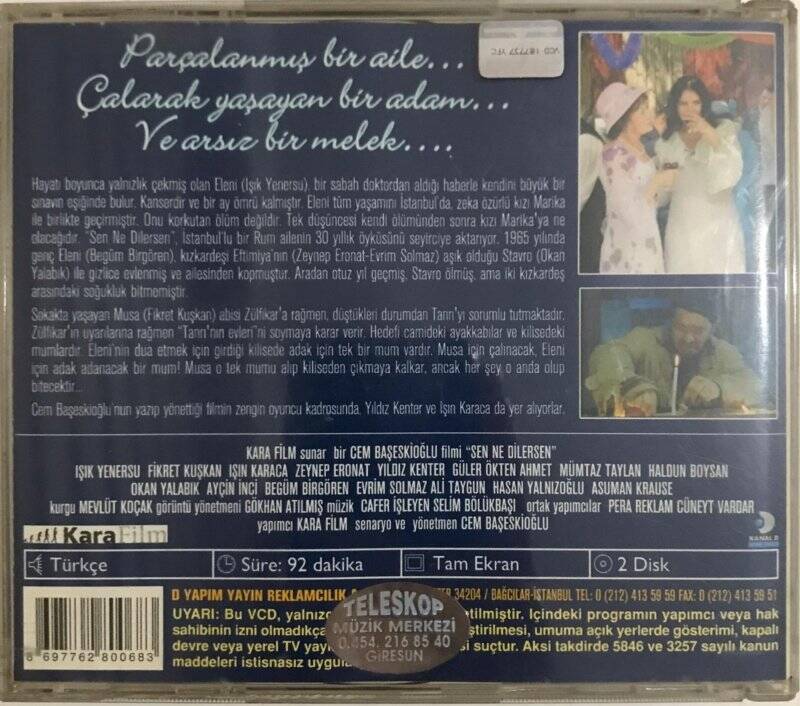 Sen Ne Dilersen VCD Film VCD5377 - 2