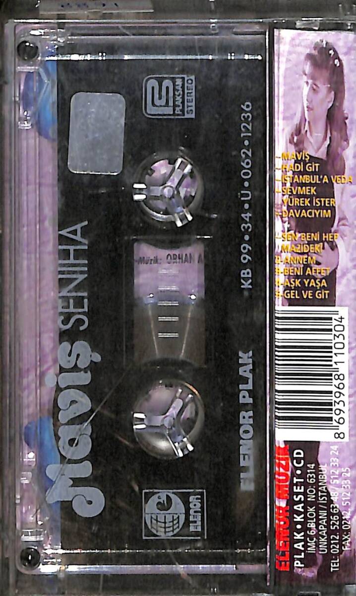 Seniha - Maviş Kaset (İkinci El) KST28571 - 2