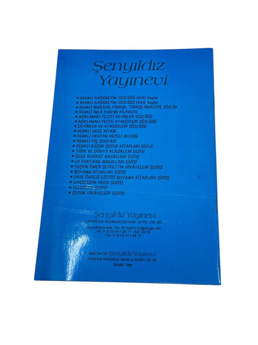 ŞenYıldız Yayınevi Fiş Dosyası 1990s AOB4729 - 3