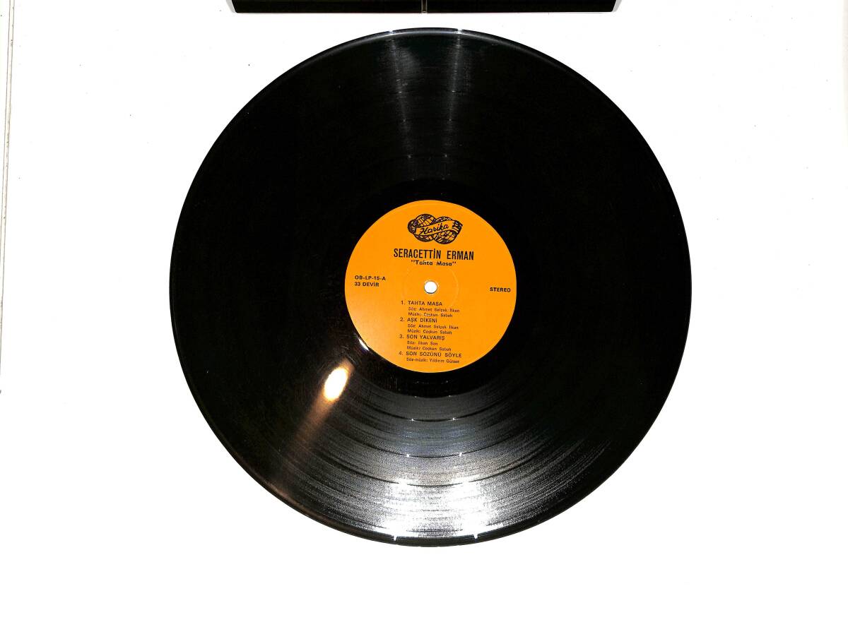 Seracettin Erman - Tahta Masa LP PLAK (10/6.5) (VG++) PLK26478 - 3