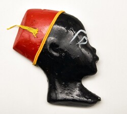 Seramik Kafa Figürlü Duvar Biblosu AOB1337 - Gökçekoleksiyon