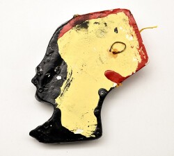 Seramik Kafa Figürlü Duvar Biblosu AOB1337 - 2