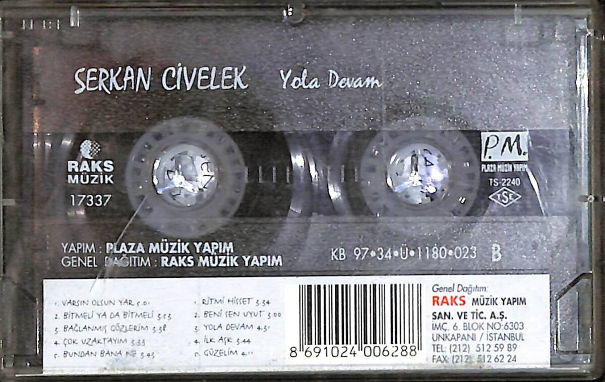 Serkan Civelek - Yola Devam Kaset (İkinci El) KST27102 - 2