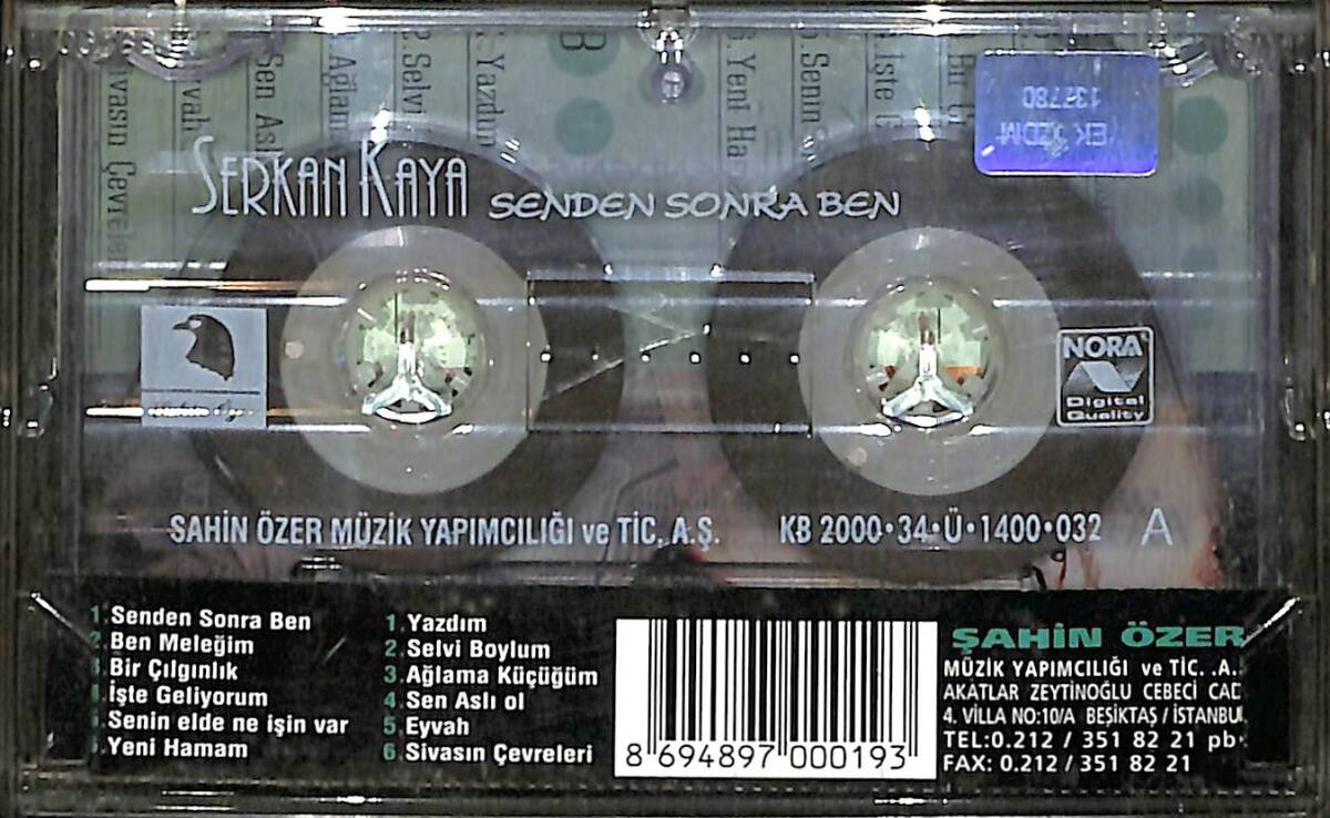 Serkan Kaya - Senden Sonra Ben Kaset (İkinci El) KST28440 - 2
