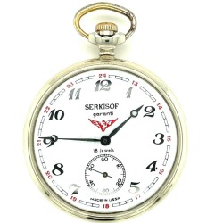 SERKİSOF AVCI KASA METAL CEP SAATİ G-GSR68 - 1