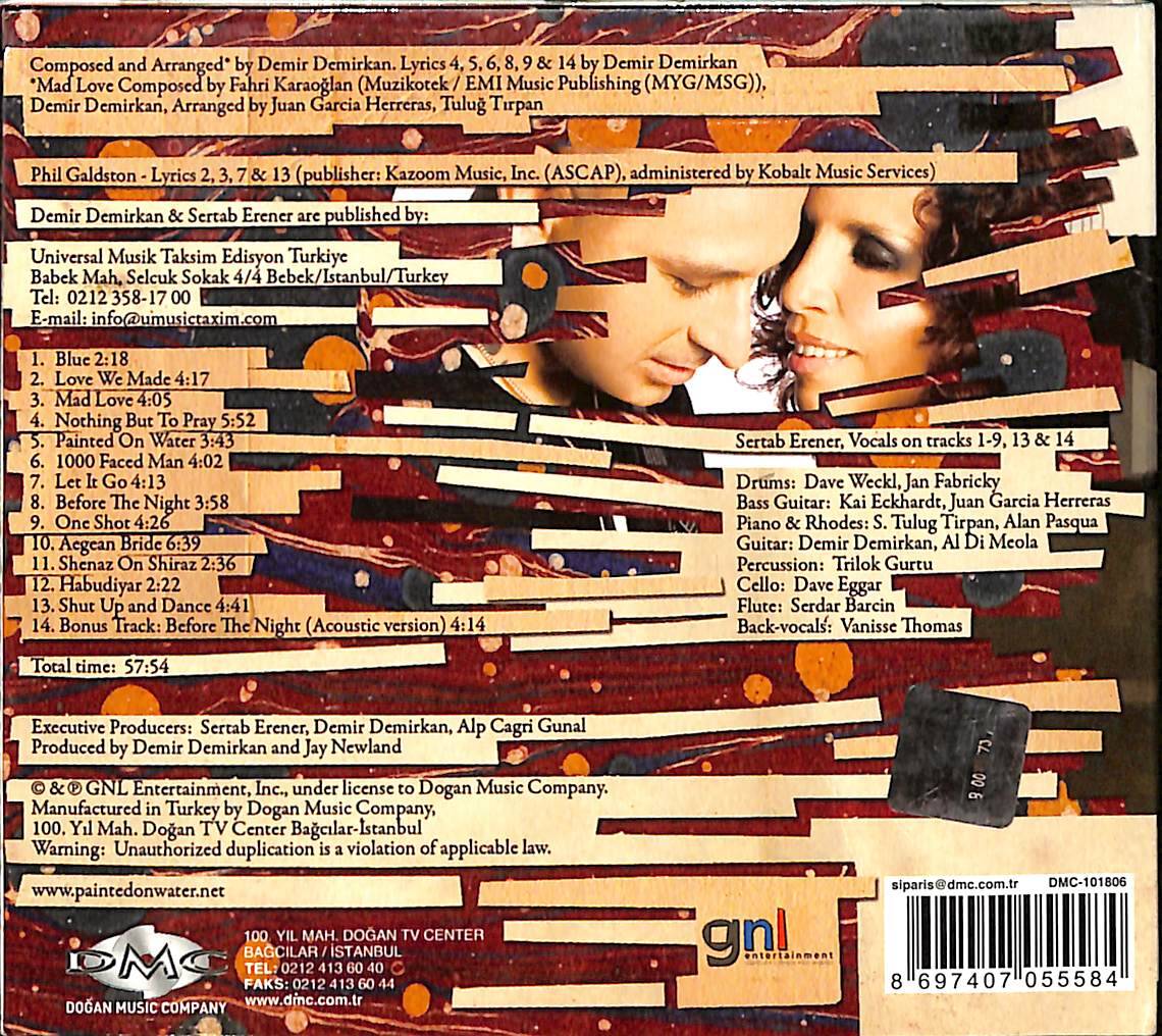 Sertab Erener & Demir Demirkan - Painted On Water (İkinci El) CD5169 - 2