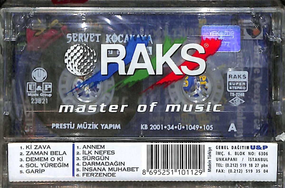 Servet Kocakaya - Ki Zava Kaset (Sıfır) KST26938 - 2