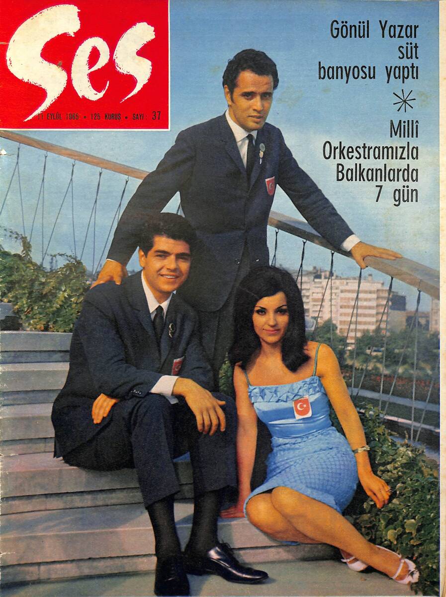 Ses Dergisi 11 Eylül 1965 Sayı : 37 - Gönül Yazar Süt Banyosu Yaptı - Elvis Presley'in Son Gözdesi NDR90730 - 1