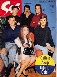 Ses Dergisi 12 Ekim 1968 Sayı 42 - Kapak Hülya Koçyiğit Soydan, Mylene Simemon, Zeki Müren Katibime Kolalıda Gömlek Ne Güzel Yaraşır, Alain Delon, Cüneyt Arkın, Fatma Girik NDR81429 - Gökçekoleksiyon
