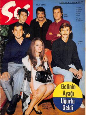 Ses Dergisi 12 Ekim 1968 Sayı 42 - Kapak Hülya Koçyiğit Soydan, Mylene Simemon, Zeki Müren Katibime Kolalıda Gömlek Ne Güzel Yaraşır, Alain Delon, Cüneyt Arkın, Fatma Girik NDR81429 - 1