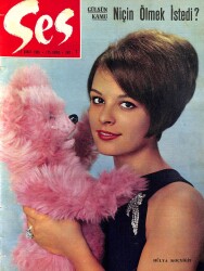 Ses Dergisi 12 Şubat 1966 Sayı 7 - Kapak Hülya Koçyiğit, Sophia Loren ve Carlo Ponti, Dorothy Provine, Gülbin Eray, Jeanne Moreau, Enrico Macias, Buster Keaton Öldü NDR81401 - Gökçekoleksiyon