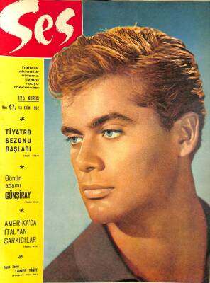 Ses Dergisi 13 Ekim 1962 - Tamer Yiğit, Sophie Daumier, Ingrid Bergma NDR84887 - 1