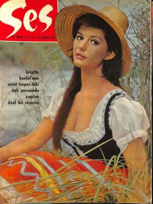 Ses Dergisi 15 Ağustos 1964 - Brigitte Bardot, Rosalba Neri, Marilyn Monroe, Türkan Şoray NDR84885 - 1