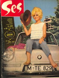 Ses Dergisi 15 Eylül 1962 - Gönül Yazar, Anthony Perkins, Silvano Mangano, Paul Newman NDR84889 - Gökçekoleksiyon