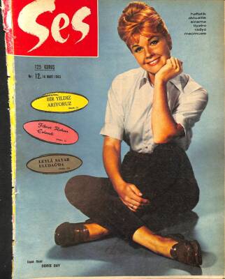 Ses Dergisi 16 Mart 1963 - Doris Day, Tony Martin, Cyd Charise, Virna Lisi , Diana Dors, Zeki Müren NDR84894 - 1