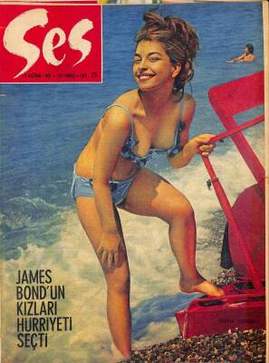 Ses Dergisi 18 Haziran 1966 Sayı 25 - Elke Sommer, James Bond`un Kızları, Rita Rushingham NDR81693 - 1