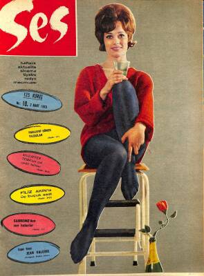 Ses Dergisi 2 Mart 1963 - Jean Valeria, Brigitte Bardot, Martine Carol Ve Maurice Chevalier NDR84779 - 1