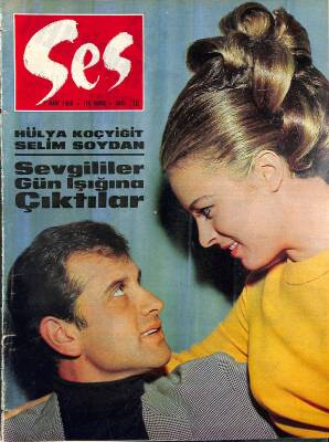 Ses Dergisi 2 Mart 1968 Sayı 10 - Kapak Hülya Koçyiğit Ve Selim Soydan, David Niven, Genevieve Grad, Brigitte Bardot, Warren Beaty İle Faye Dunaway NDR81395 - 1