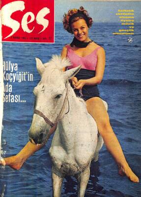Ses Dergisi 2 Temmuz 1966 Sayı 27 - Kapak Hülya Koçyiğit, Terence Stamp, Yepyeni Bir Brigitte Bardot, Alain Delon, Bob Dylan NDR81909 - 1