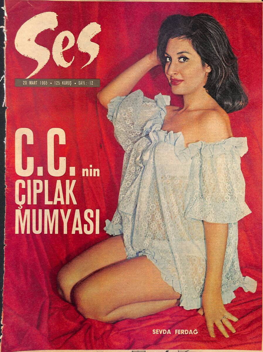 Ses Dergisi 20 Mart 1965 Sayı : 12 - Kapak : Sevda Ferdağ NDR90795 - 1