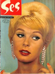 Ses Dergisi 20 Ocak 1962 - Brigitte Bardot, Gina Lollobrigida, Christine Kaufmann NDR84798 - Gökçekoleksiyon