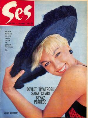 Ses Dergisi 21 Ekim 1967 Sayı 43 - David Hemmings, Hawaili Filiz Akın, Sidney Poitier, Tamer Yiğit Posteri NDR81899 - 1
