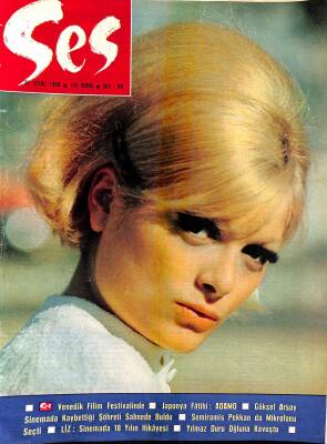 Ses Dergisi 21 Eylül 1968 Sayı 39 - Ediz Hun, Elizabeth Taylor, Semiramis Pekkan, Göksel Arsoy, Requel Welch NDR81427 - 1