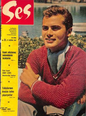 Ses Dergisi 23 Haziran 1962 - Tamer Yiğit, Anny Nelson, Jerry Lewis NDR84919 - 1
