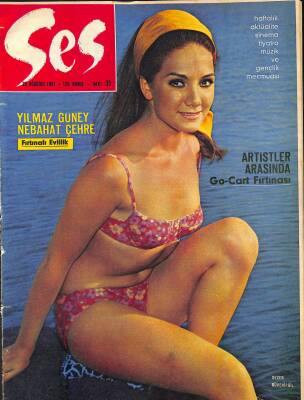 Ses Dergisi 26 Ağustos 1967 Sayı 35 - Sophia Loren Yine Gözde, Kanlıcada Tatil Filiz Akın, Johhny Hollyday Posteri NDR81734 - 1