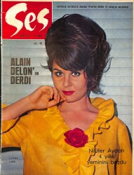 Ses Dergisi 27 Kasım 1965 Sayı : 48 - Kapak : Fatma Girik - Alain Delon'un Derdi - Nilüfer Aydan 4 Yıllık Yeminini Bozdu NDR90736 - Gökçekoleksiyon